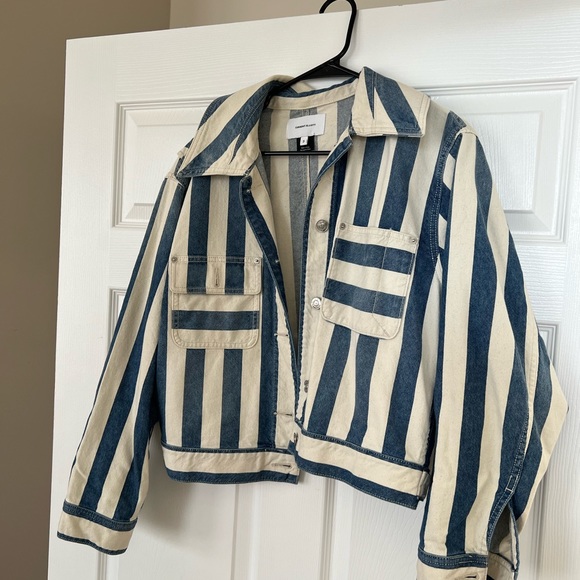 Current Elliot Sammy striped jacket - Picture 2 of 5